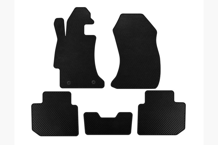 Subaru Impreza 2011-2016 EVA Floor Mats (SD, Black) Image
