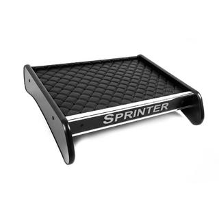 Dashboard Shelf (Black with Black Stitching) photo 1