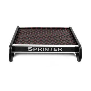 Dashboard Shelf (Black with Red Stitching) photo 2