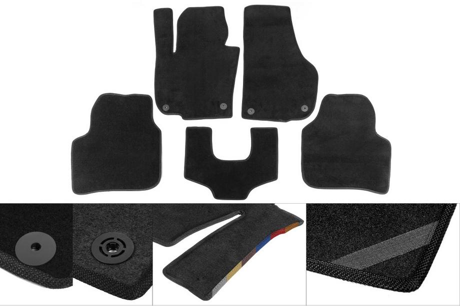 Hongqi E-HS9 2020- Textile Floor Mats Premium (black) Image