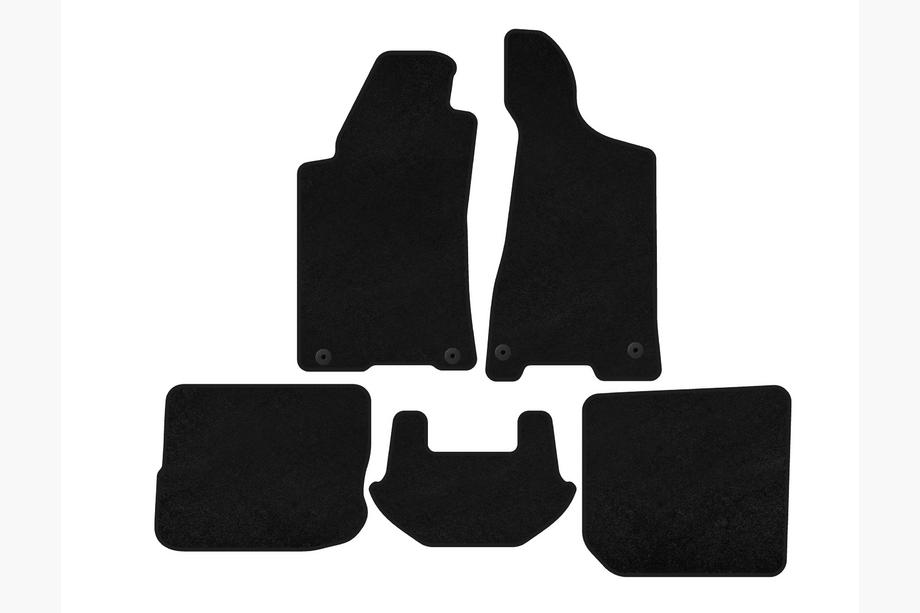 Audi 80/90 1987-1996 Premium textile floor mats (1991-1996, Sedan, Black) Photo 1