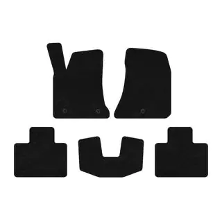Textile Floor Mats Premium (2015-2023, SD, Black)
