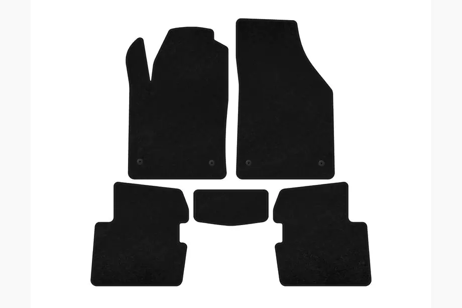 Dodge Dart 2012-2017 Textile Floor Mats Premium (SD, Black) Photo 1