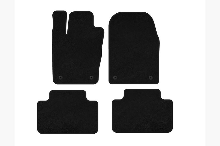 Dodge Durango 2010- Textile Floor Mats Premium (Black) Image