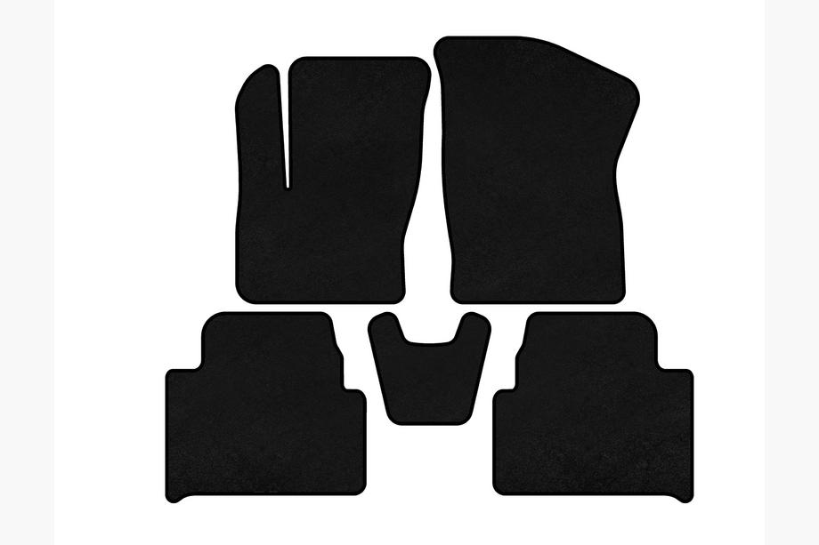 Ford C-Max 2004-2010 Textile Floor Mats Premium (Black) Photo 2