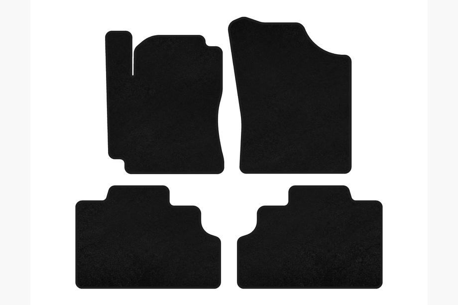Geely CK-2 2008-2016 Textile Floor Mats Premium (SD, Black) Image