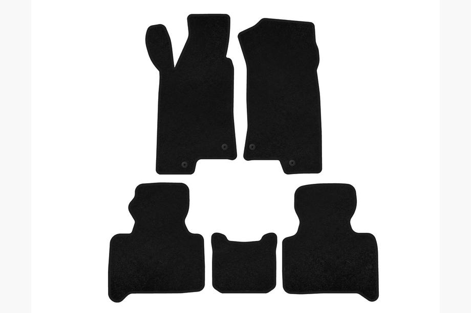 Hummer H3 2005-2010 Textile Floor Mats Premium (Black) Image