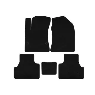 Textile Floor Mats Premium (Electric, Black) photo 2