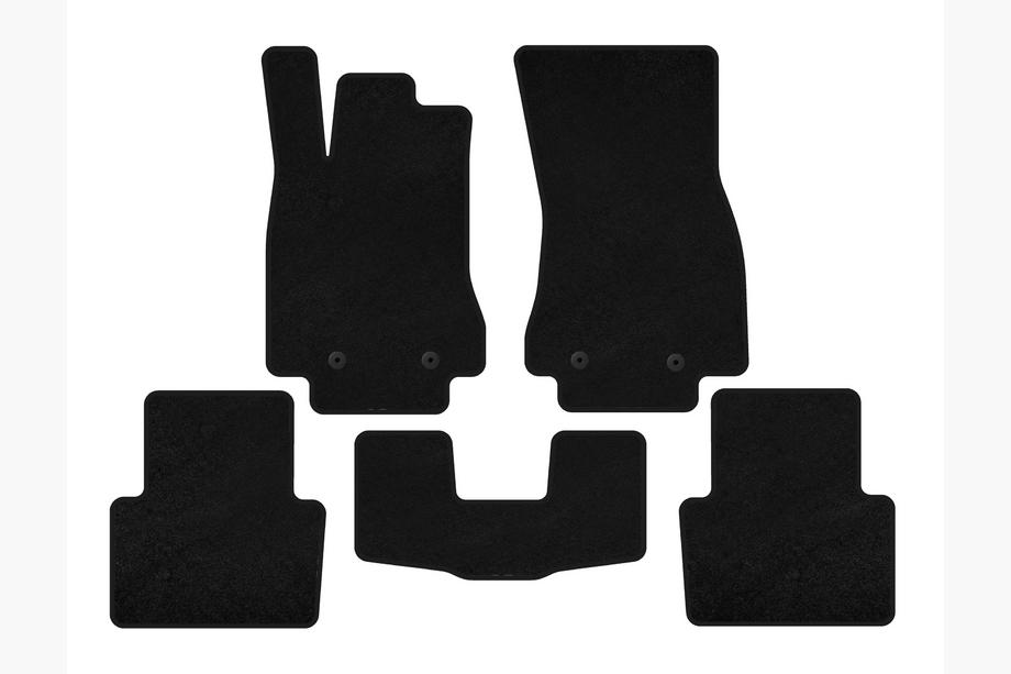 Jaguar XF 2009-2016 Textile Floor Mats Premium (black) Photo 1