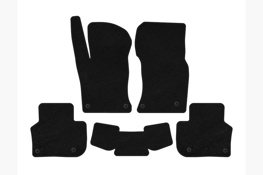 Jaguar XF 2016- Textile Floor Mats Premium (black) Image