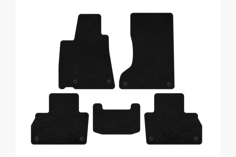 Maserati Levante 2016- Textile Floor Mats Premium (Black) Photo 1