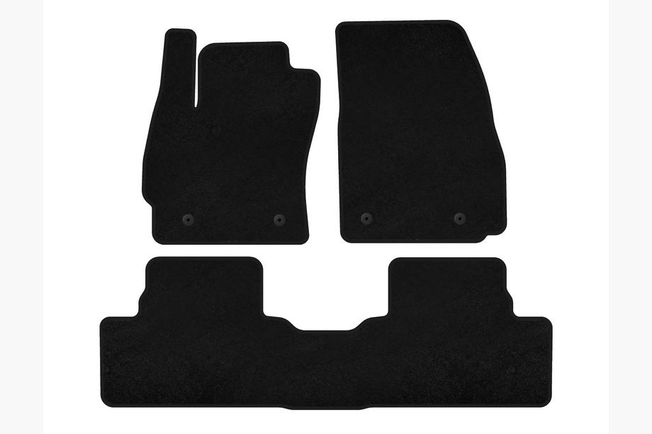 Mazda 5 2010-2018 Premium Textile Floor Mats (2 rows, black) Image