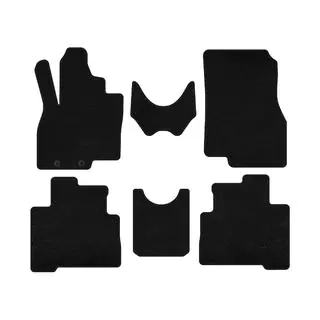 Textile Floor Mats Premium (2 Rows, 7-Seater, Black) photo 1