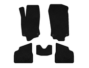 Opel Corsa C 2000-2006 Textile Floor Mats Premium (black) photo 1
