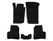 Peugeot 206 1998-2024 Textile Floor Mats Premium (1998-2009, black) photo 1