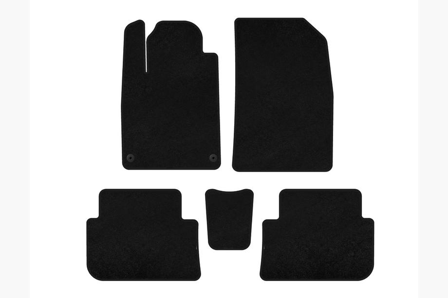 Peugeot 407 2004-2011 Textile Floor Mats Premium (SD, Black) Image