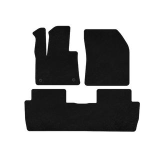Textile Floor Mats Premium (2016-2020, Black) Peugeot 5008 2016-2023 photo 1