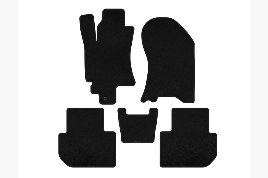 Subaru Tribeca 2005-2014 Textile Floor Mats Premium (Black) Image