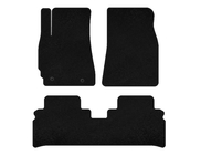 Toyota Highlander 2000-2008 Textile Floor Mats Premium (black) photo 1