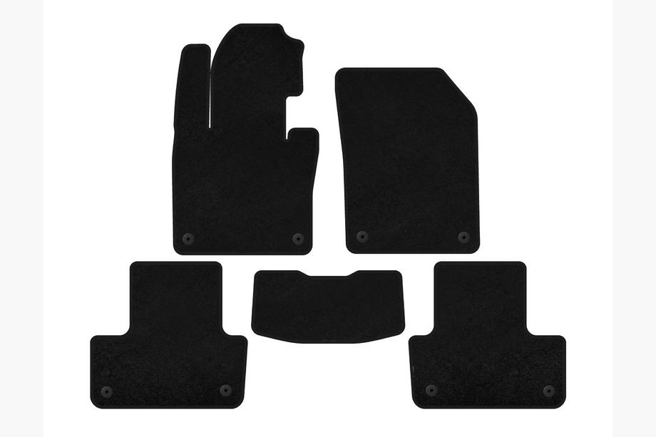 Volvo XC60 2017- Textile Floor Mats Premium (Black) Image
