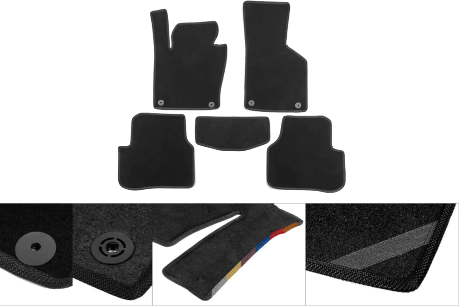 Tesla Model 3 2017- Textile Floor Mats Classic (black) Image