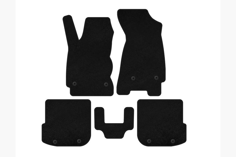 Audi A4 B5 1994–2001 Classic textile floor mats (Sedan, Black) Image