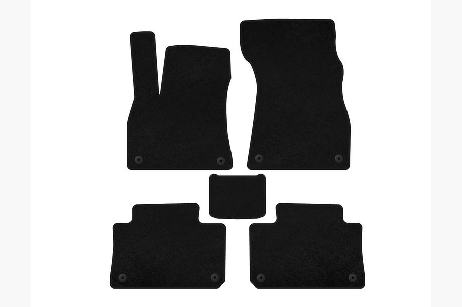 Audi e-Tron 2018-2022 Textile Floor Mats Classic (Black) Photo 1