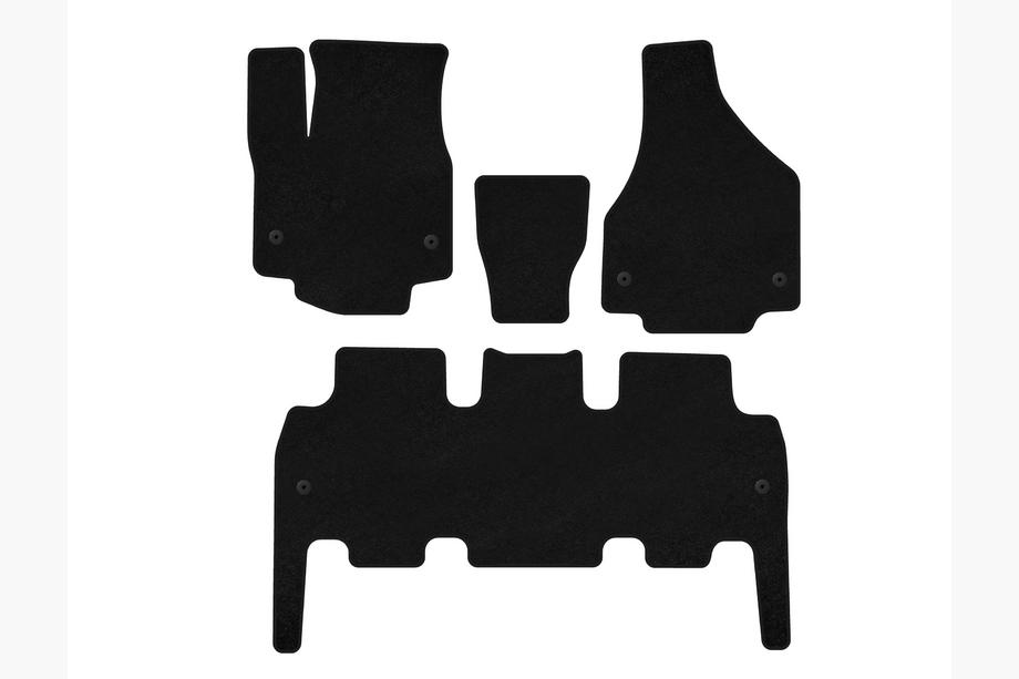 Chrysler Pacifica 2016- Textile Floor Mats Classic (Black) Image