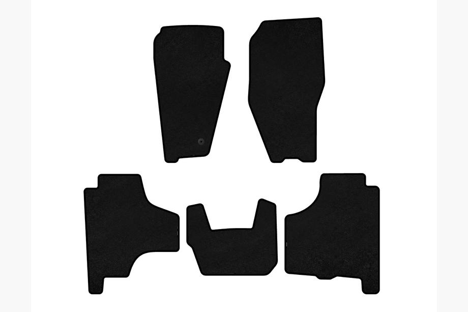 Dodge Nitro 2006-2011 Textile Floor Mats Classic (Black) Image