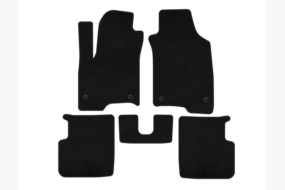 Fiat Panda 2011-2023 Textile Floor Mats Classic (Black) Image