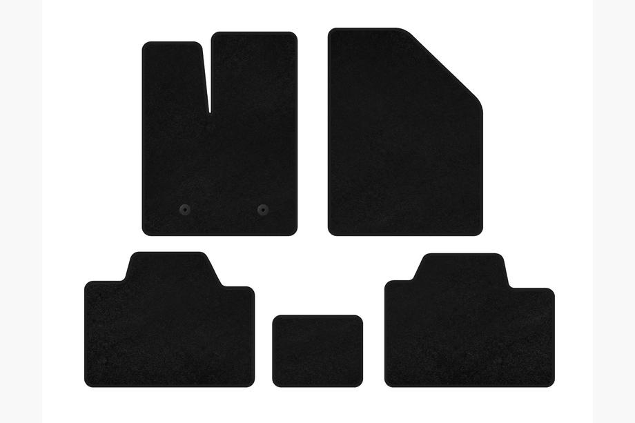 Ford Edge 2006-2014 Textile Floor Mats Classic (Black) Image
