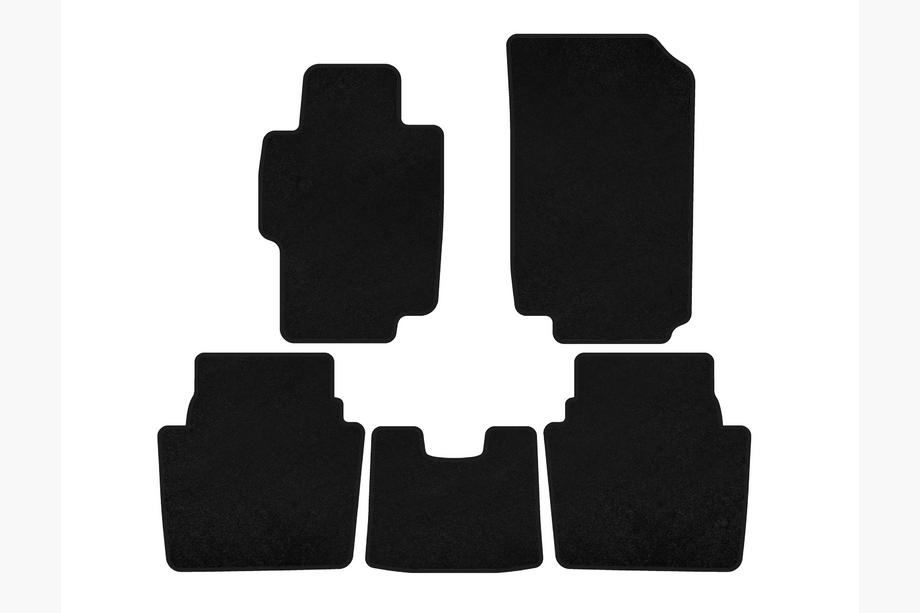 Honda Accord VII 2002-2007 Textile Floor Mats Classic (SD, Black) Photo 1