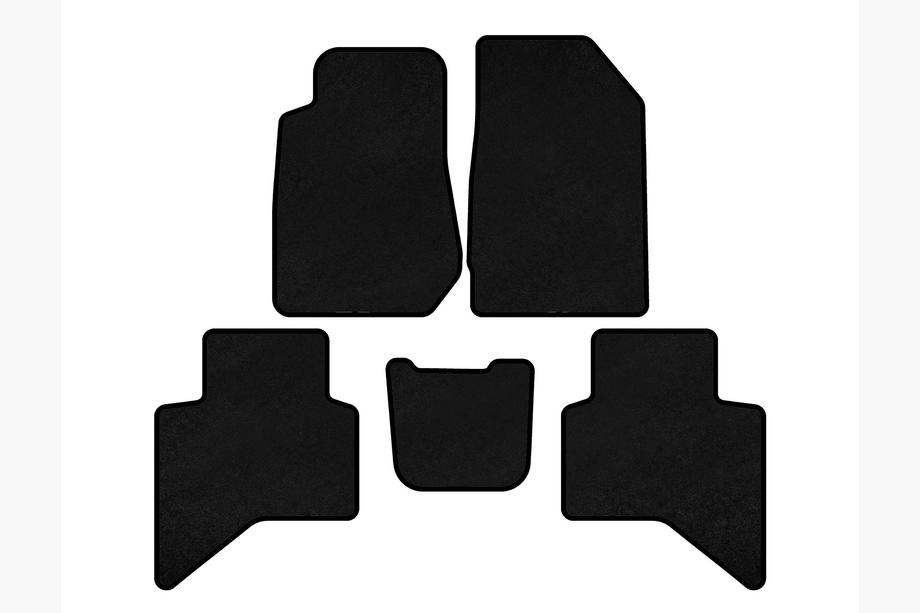 Isuzu D-Max 2019- Textile Floor Mats Classic (black) Photo 2
