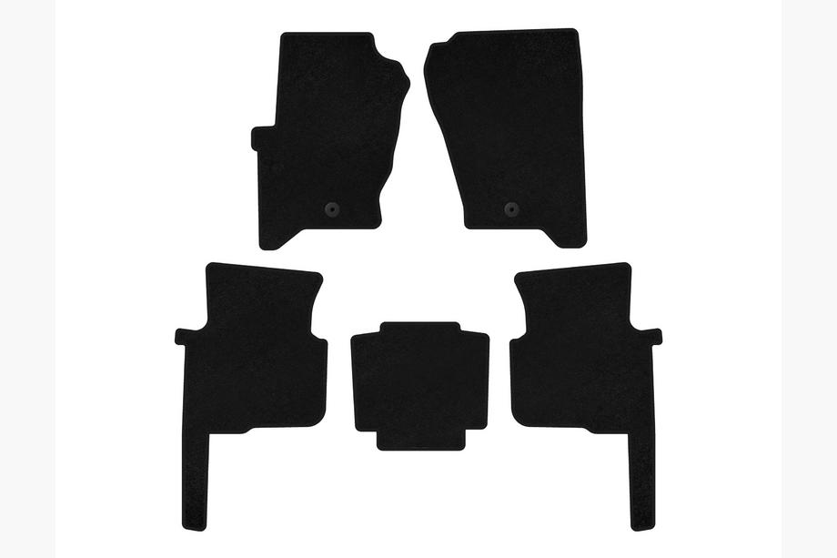 Land Rover Discovery III 2004–2009 Textile Floor Mats Classic (Black) Photo 1