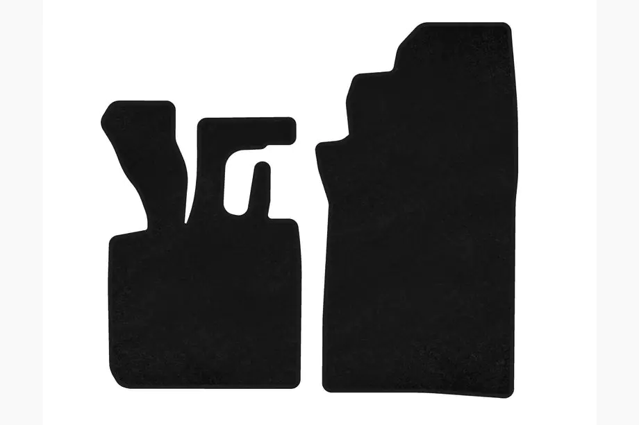 Smart 1998-2007 Textile Floor Mats Classic (1998-2003, Cabriolet, Black) Photo 1