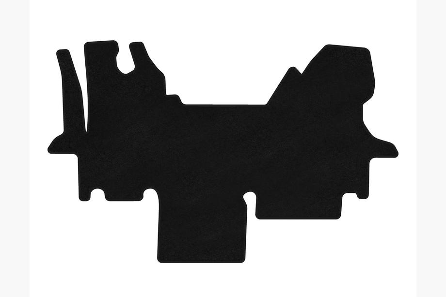 Renault Master 1998-2010 Textile Floor Mats Classic (2003-2010, Black) Image