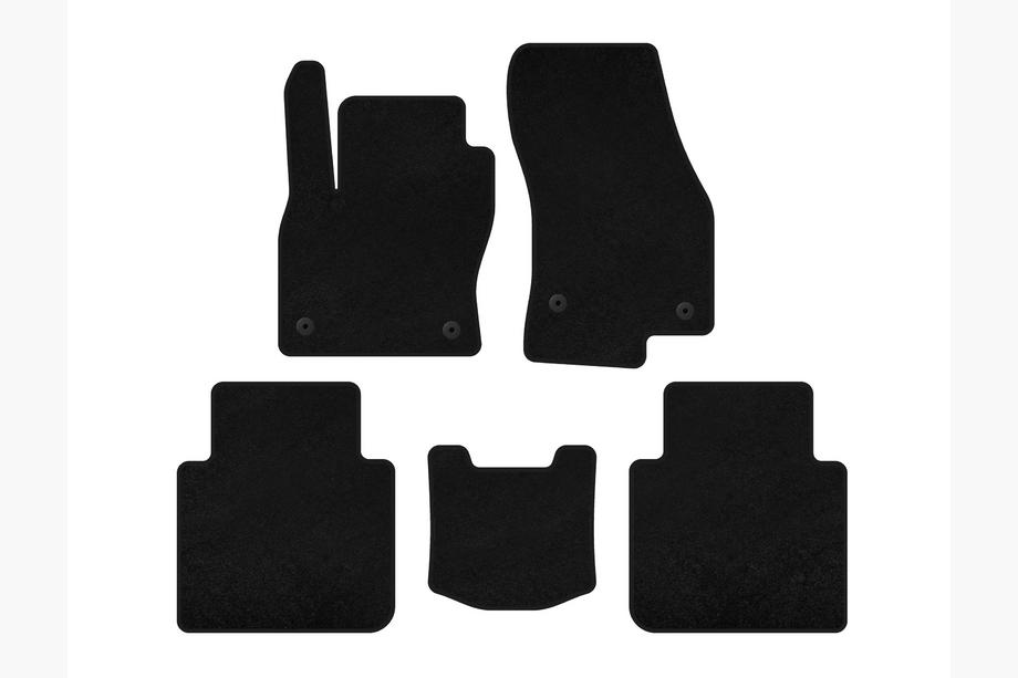 Seat Tarraco 2018- Textile Floor Mats Classic (Black) Photo 1