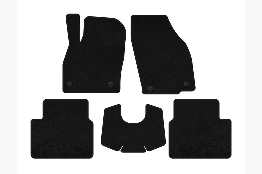 Skoda Kamiq 2019- Textile Floor Mats Classic (Automatic, Black) Photo 1