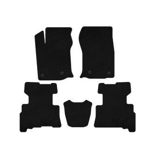 Textile Floor Mats Classic (2 Rows, 2014-2024, 7-Seater, Black) photo 1