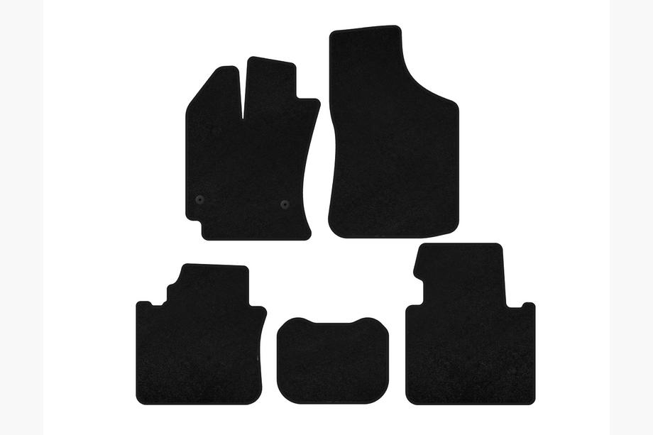 Toyota Venza 2008-2017 Textile Floor Mats Classic (Black) Image