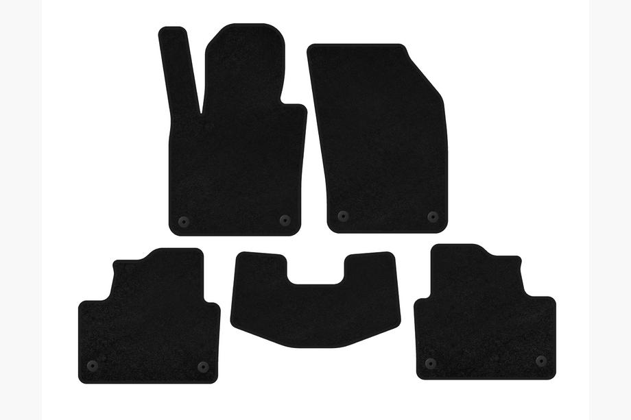 Volvo S60 2019- Textile Floor Mats Classic (black) Photo 1