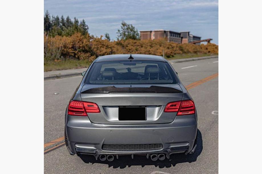 BMW 3 Series E90/E91 2005-2011 Trunk Lid Spoiler FRP V1 (SD) Photo 2