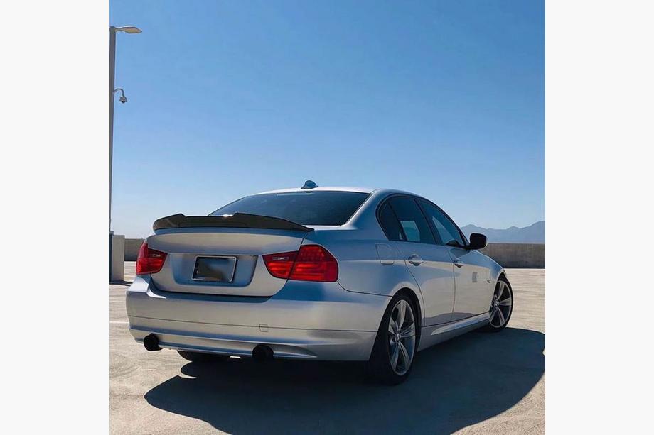 BMW 3 Series E90/E91 2005-2011 Trunk Lid Spoiler FRP V1 (SD) Photo 3