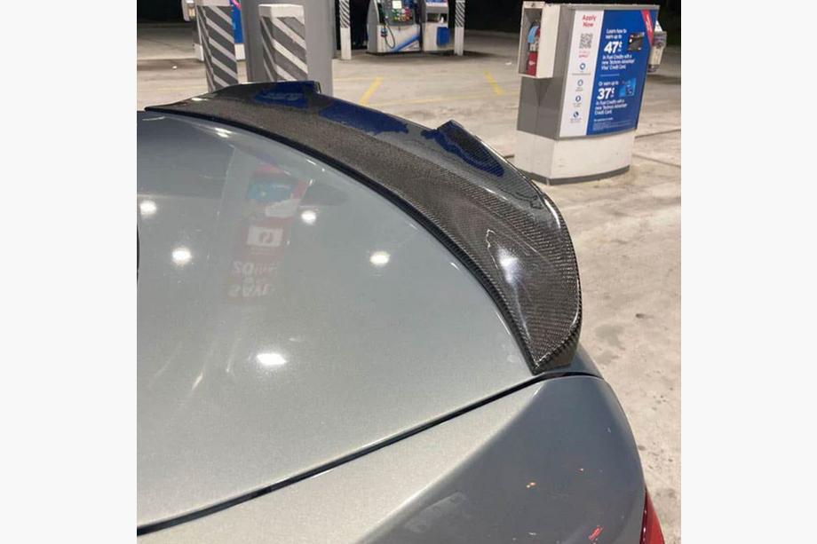 BMW 3 Series E90/E91 2005-2011 Trunk Lid Spoiler FRP V1 (SD) Photo 5