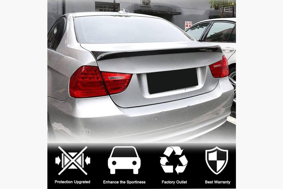 BMW 3 Series E90/E91 2005-2011 P-Style Spoiler (for E90, Carbon) Photo 2
