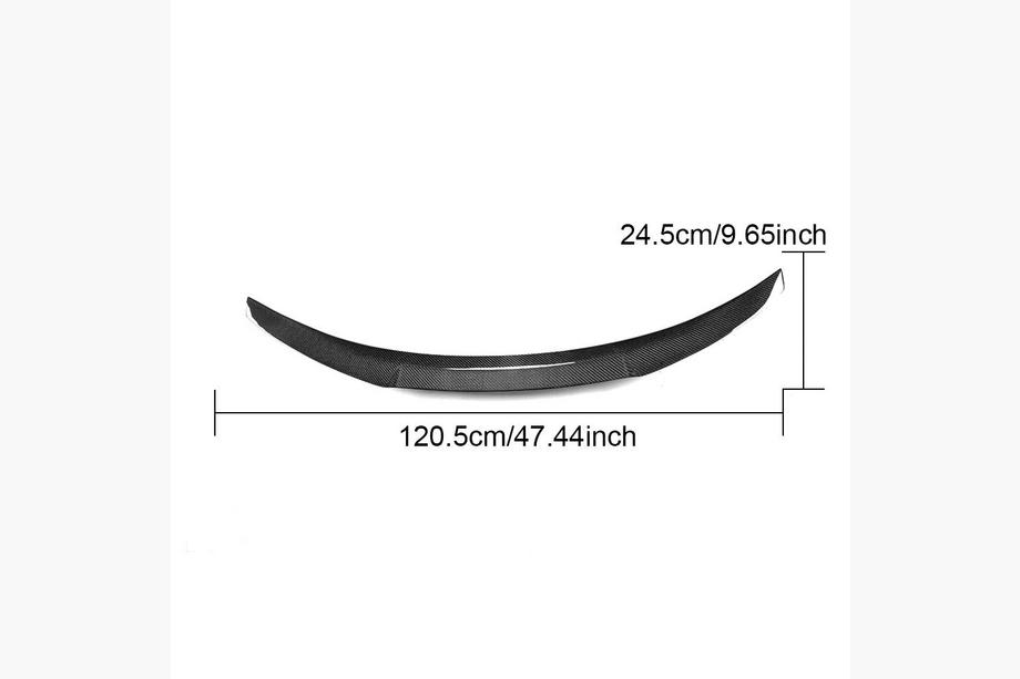 BMW 3 Series E90/E91 2005-2011 PSM-Style V2 Spoiler (for E90, Carbon) Photo 5