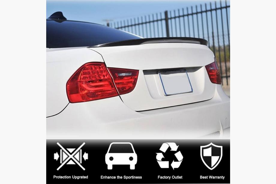 BMW 3 Series E90/E91 2005-2011 MP-Style Spoiler (for E90, Carbon) Photo 2