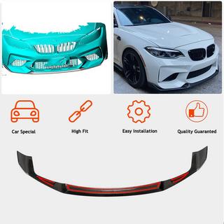 Front Bumper Lip V4 for F87 M2 Competition, Carbon BMW 2 Series F22/F23 2014-2021 photo 2