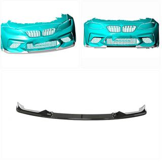 Front Bumper Lip V6 for F87 M2 Competition, Carbon BMW 2 Series F22/F23 2014-2021 photo 2