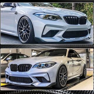 Front Bumper Lip V2 for F87 M2 Competition, Carbon BMW 2 Series F22/F23 2014-2021 photo 2